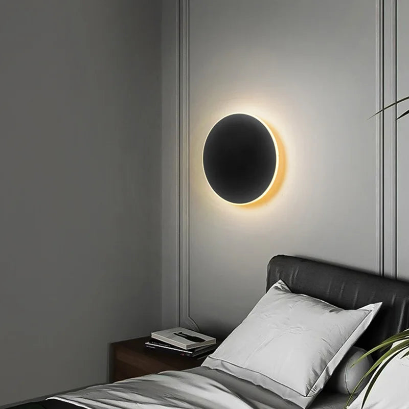 PZHDNX Round LED Wall Light