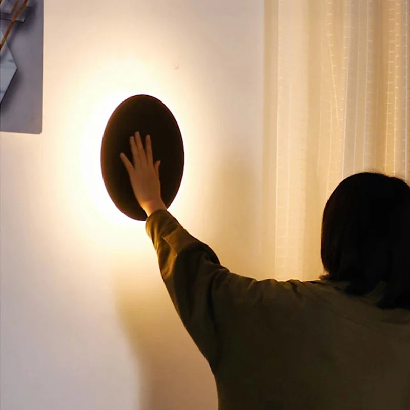 PZHDNX Round LED Wall Light