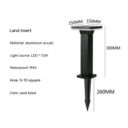 Padansa 10W Waterproof Aluminium Lawn Lamp