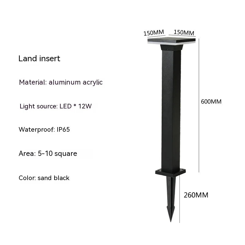 Padansa 10W Waterproof Aluminium Lawn Lamp