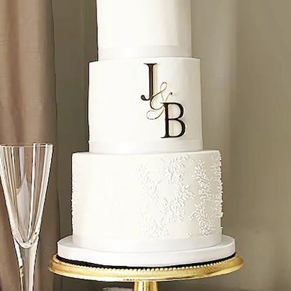 Personalised Acrylic Initials Cake Topper