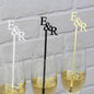 Personalised Acrylic Wedding Drink Stirrers