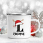 Personalised Enamel Christmas Mug