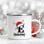 Personalised Enamel Christmas Mug