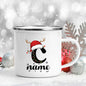 Personalised Enamel Christmas Mug