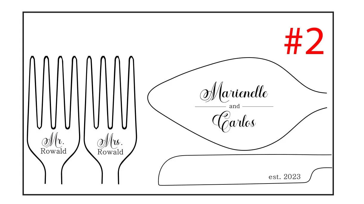 Personalised Stainless Steel Cake Cutting Set