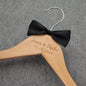 Personalised Wood Wedding Hanger Set