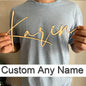 Personalised Wooden Name Sign Decor