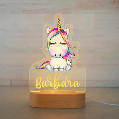 Personalized Acrylic Animal Night Light