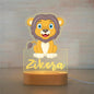 Personalized Acrylic Animal Night Light