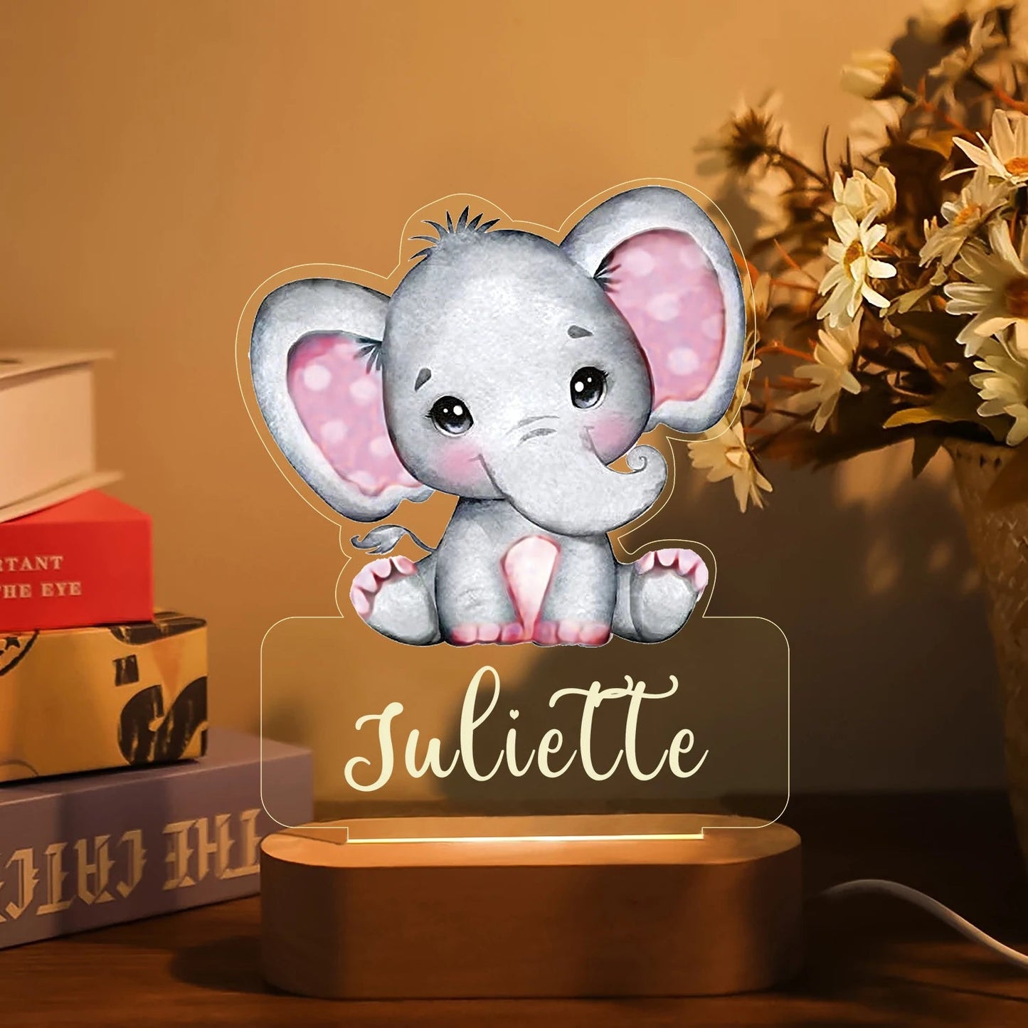 Personalized Acrylic Animal Night Light