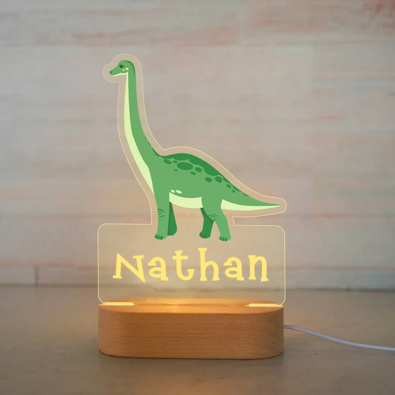 Personalized Acrylic Animal Night Light