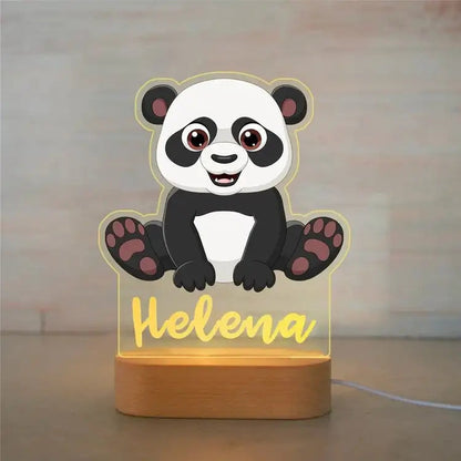 Personalized Acrylic Animal Night Light