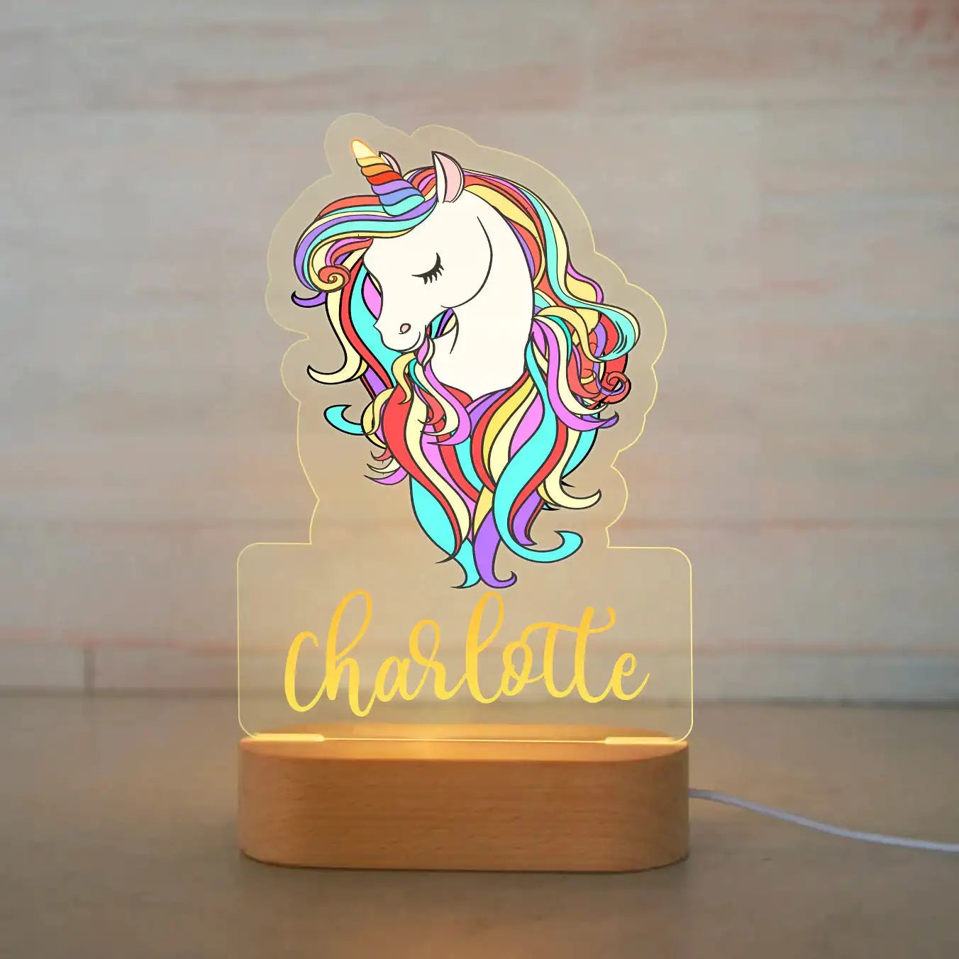 Personalized Acrylic Animal Night Light