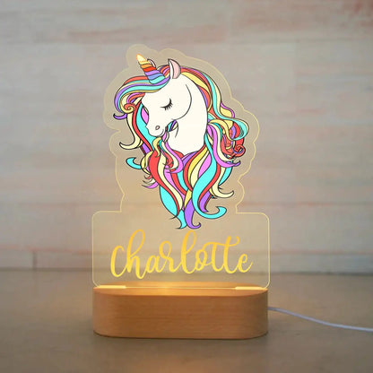 Personalized Acrylic Animal Night Light