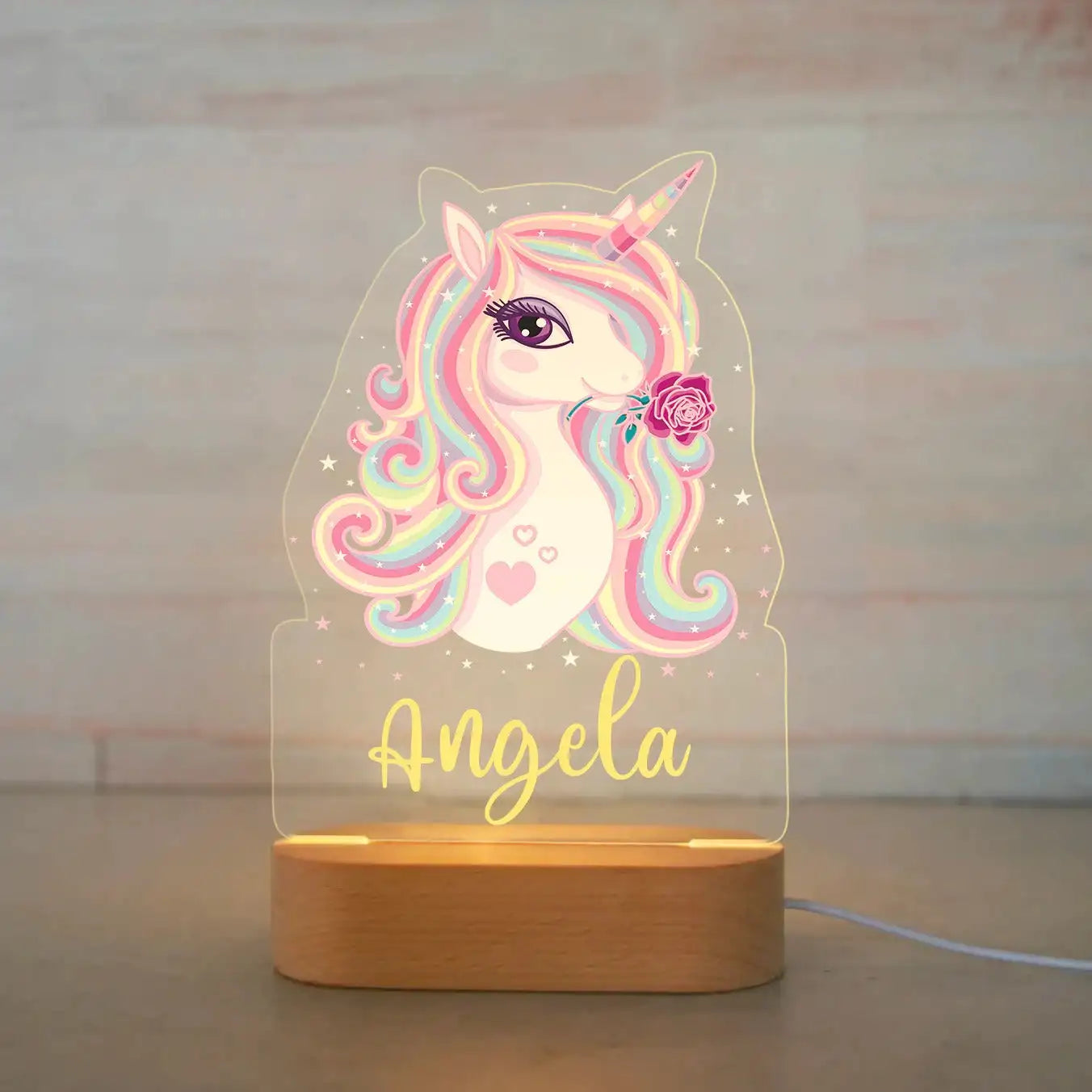 Personalized Acrylic Animal Night Light