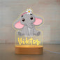 Personalized Acrylic Animal Night Light