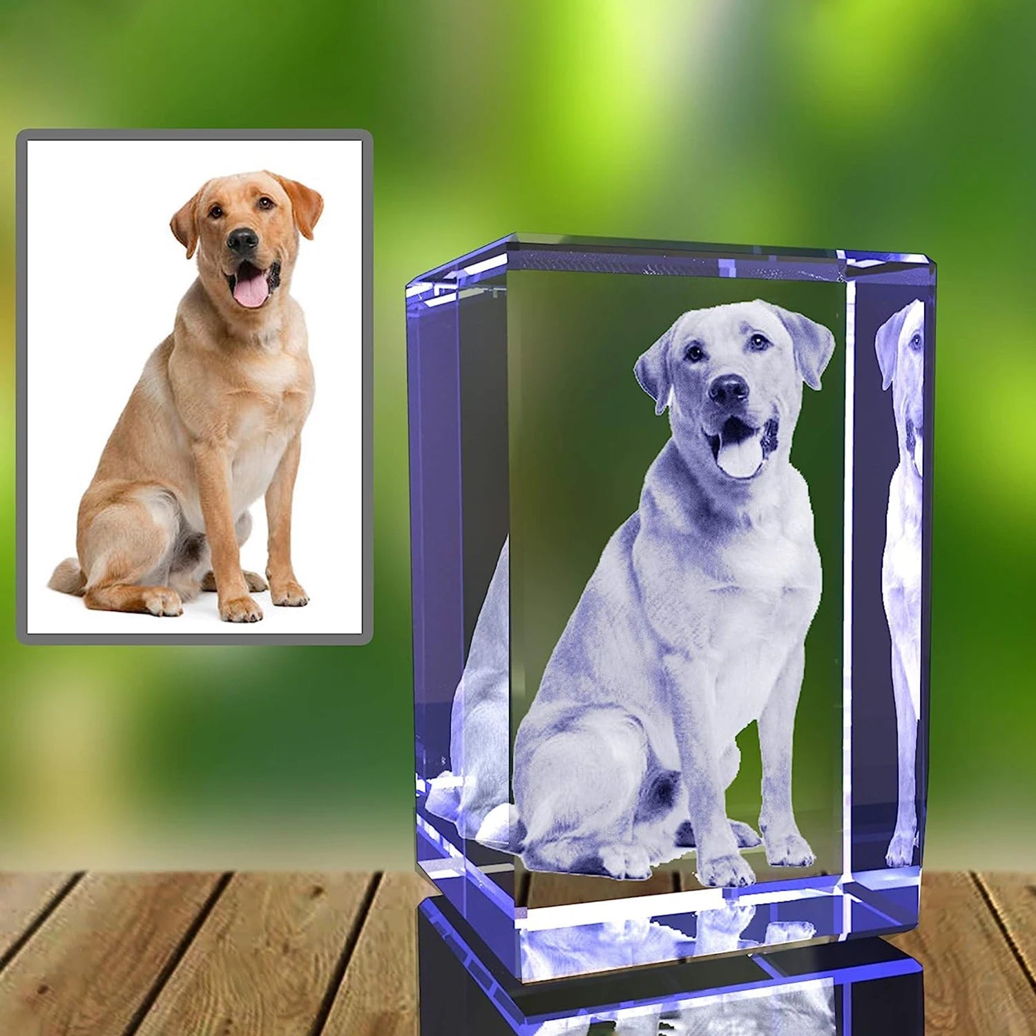 Personalized Crystal Pet Sympathy Keepsake