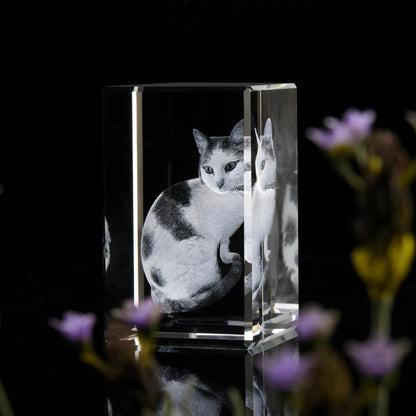 Personalized Crystal Pet Sympathy Keepsake