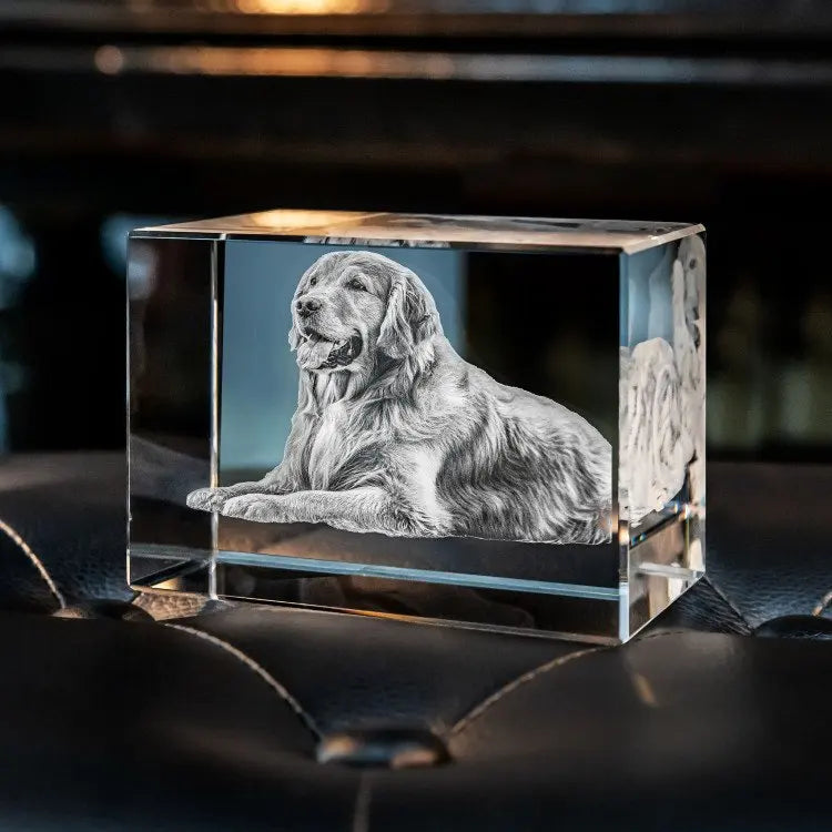 Personalized Crystal Pet Sympathy Keepsake