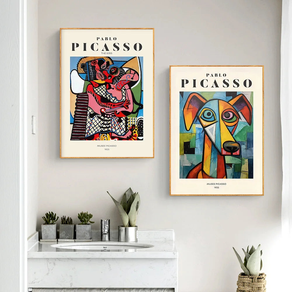 Picasso Abstract Canvas Art Print