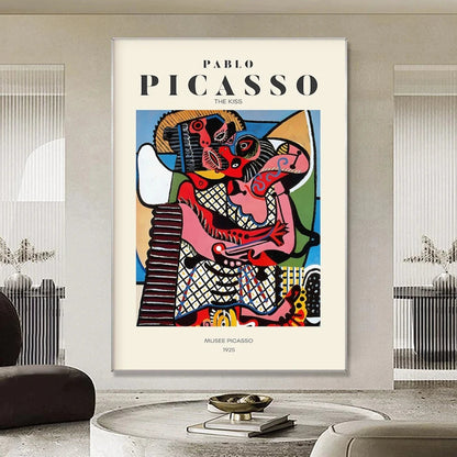 Picasso Abstract Canvas Art Print