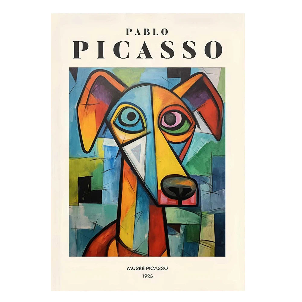 Picasso Abstract Canvas Art Print