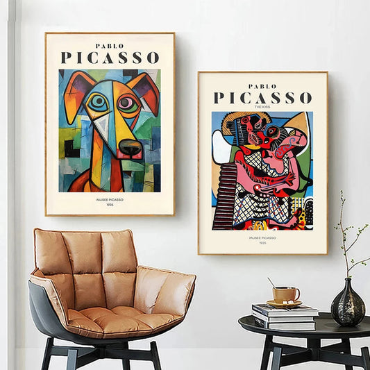 Picasso Abstract Canvas Art Print