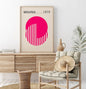 Pink Bauhaus Minimalist Wall Art