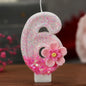 Pink Birthday Candle Topper Set