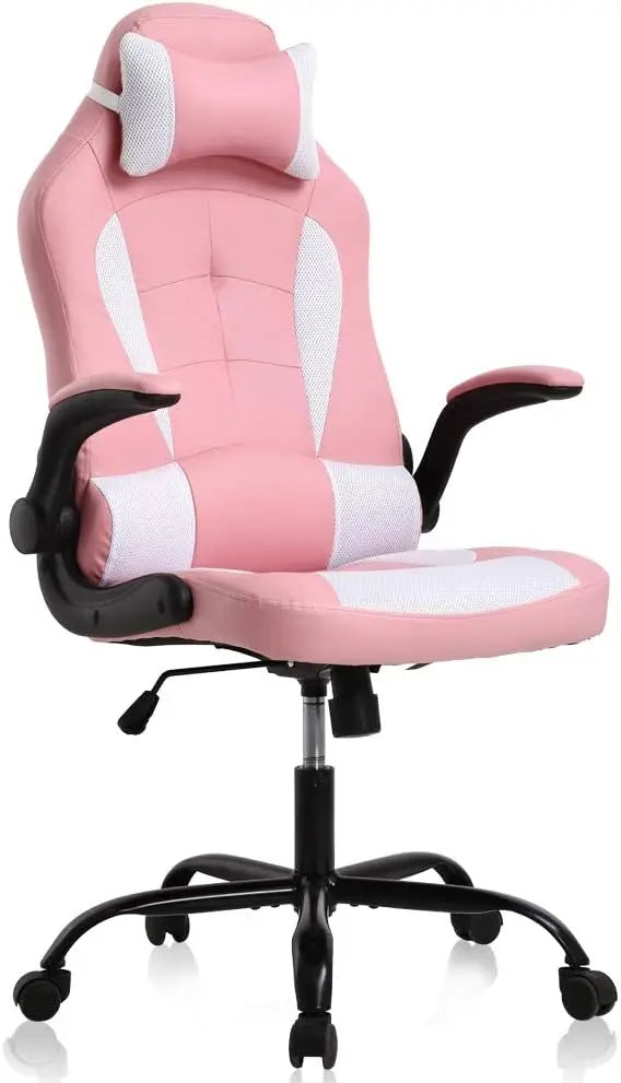 Pink Ergonomic High Back Office Chair