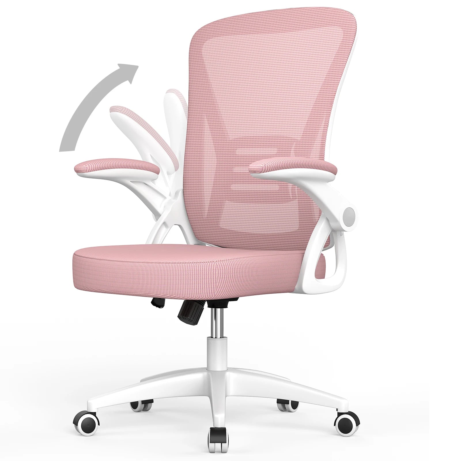 Pink Ergonomic Mesh Office Chair