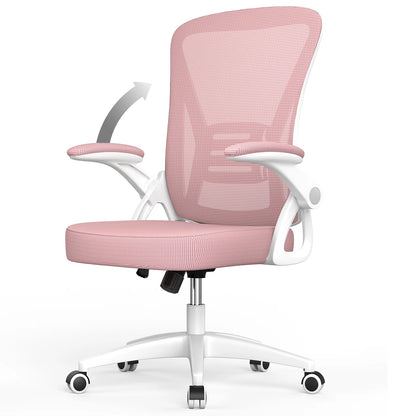 Pink Ergonomic Mesh Office Chair