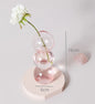 Pink Glass Taper Candle Holder