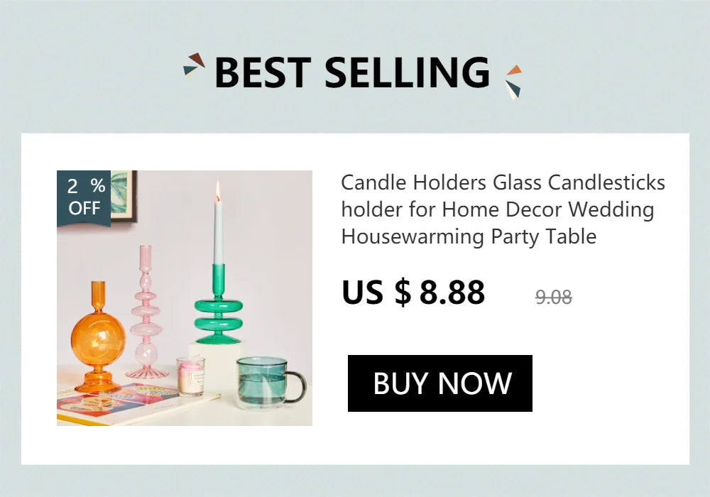 Pink Glass Taper Candle Holder