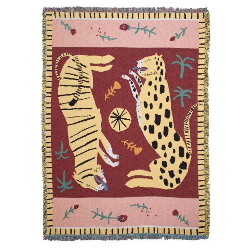 Pink Leopard Outdoor Camping Mat