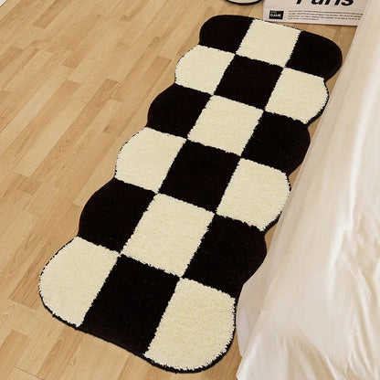 Plaid Soft Tufted Carpet Rug