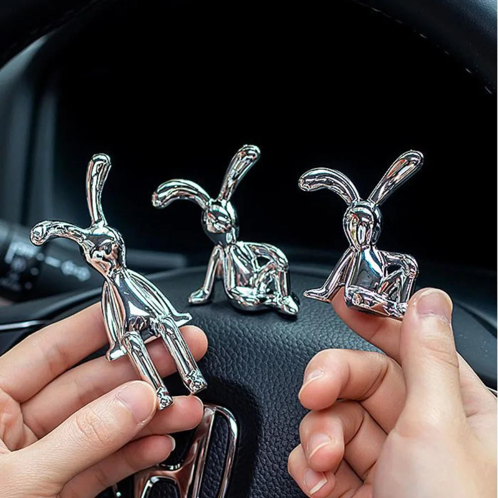 Plating Rabbit Decorative Ornament - 3D