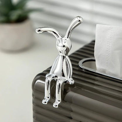 Plating Rabbit Decorative Ornament - 3D