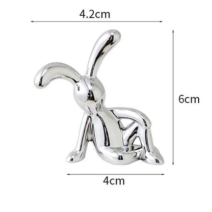 Plating Rabbit Decorative Ornament - 3D