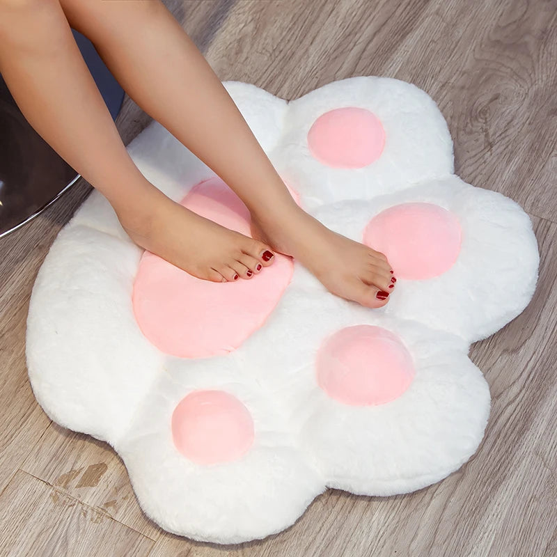 Plush Bear Paw Cushion Pillow