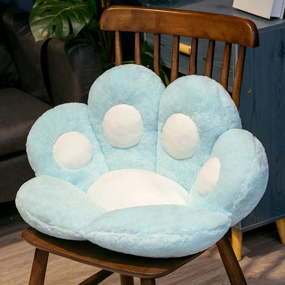 Plush Bear Paw Cushion Pillow