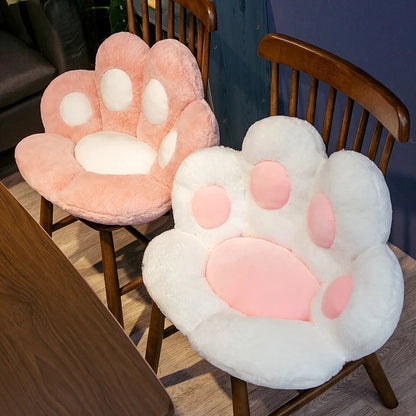 Plush Bear Paw Cushion Pillow