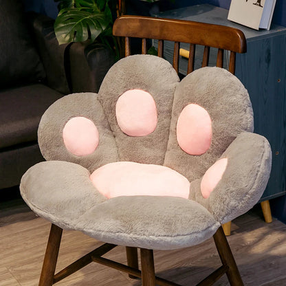 Plush Bear Paw Cushion Pillow