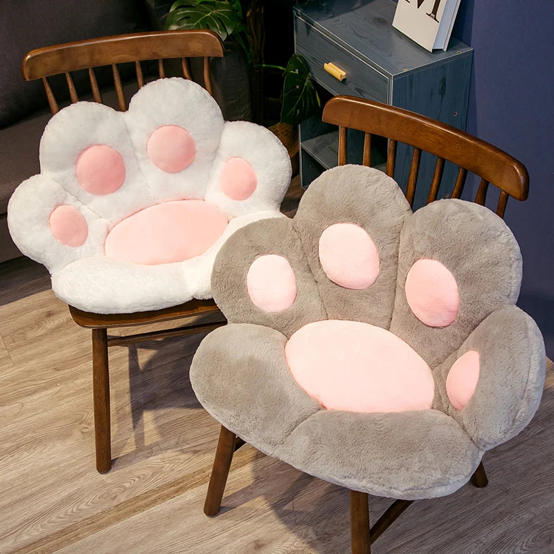 Plush Bear Paw Cushion Pillow