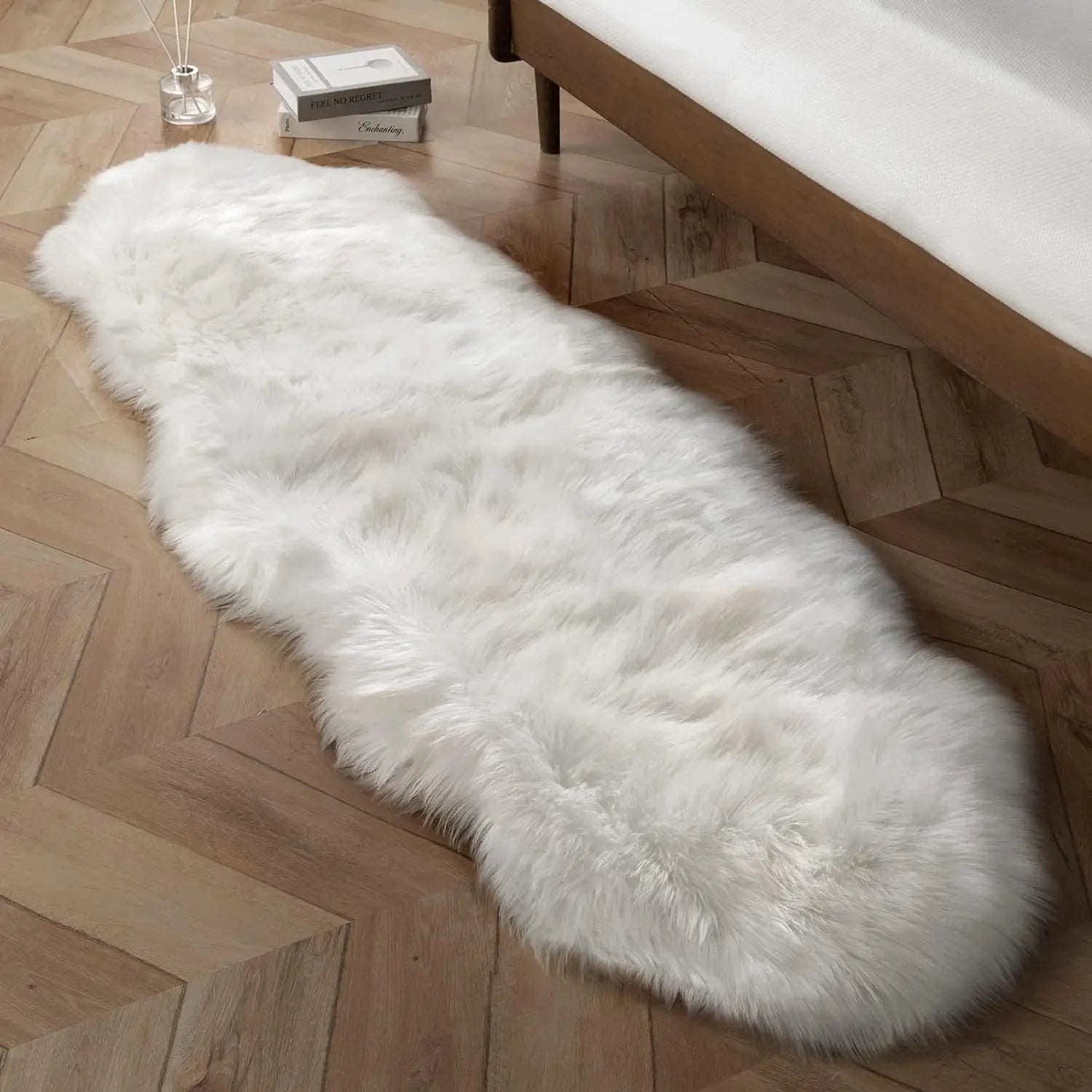 Plush Faux Sheepskin Chair Mat