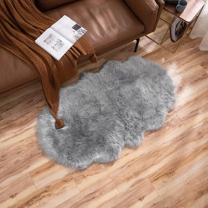 Plush Faux Sheepskin Chair Mat