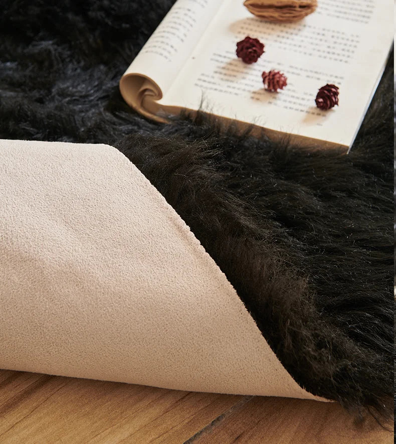 Plush Faux Sheepskin Chair Mat