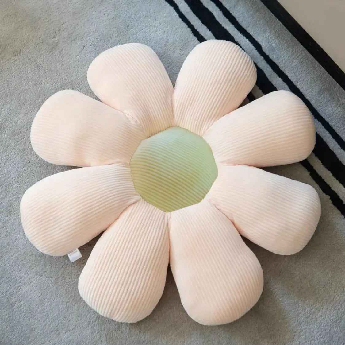 Plush Six Petal Flower Cushion