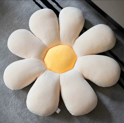 Plush Six Petal Flower Cushion